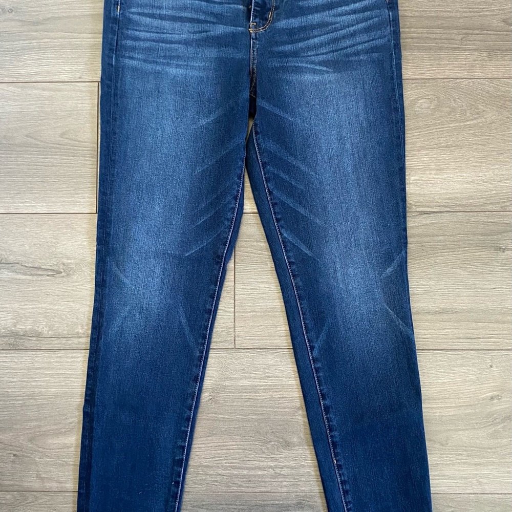 American Eagle Super Hi-Rise Jegging 360 Next Level Stretch Indigo Size 10 Long